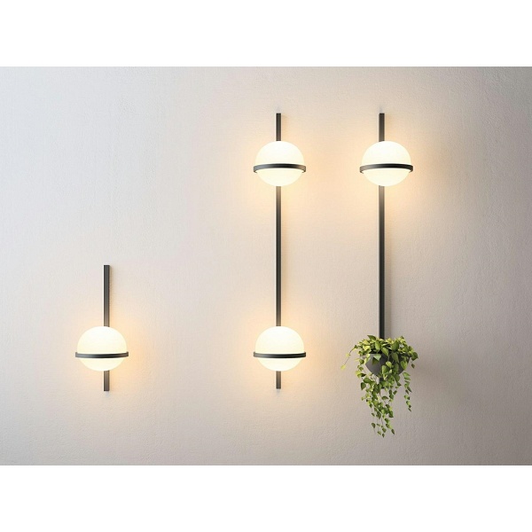 Lampa ścienna PLANT WALL czarna - Moosee